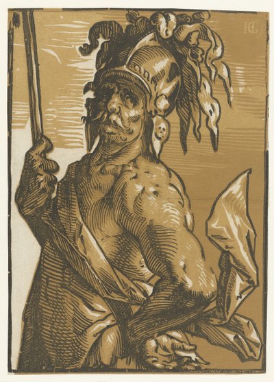 Mars door Hendrick Goltzius