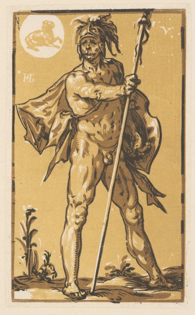 Mars door Hendrick Goltzius