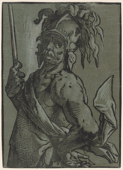 Mars door Hendrick Goltzius