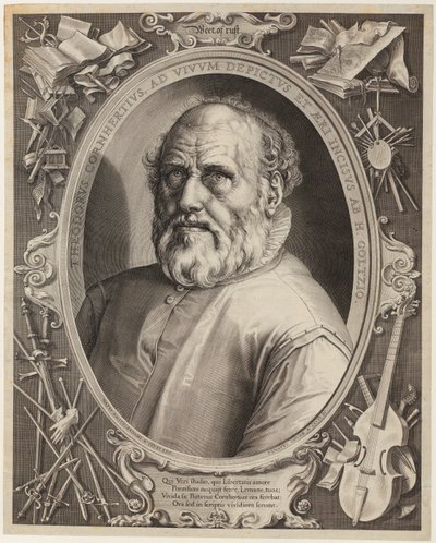 Mars en Venus verrast door Vulcanus door Hendrick Goltzius