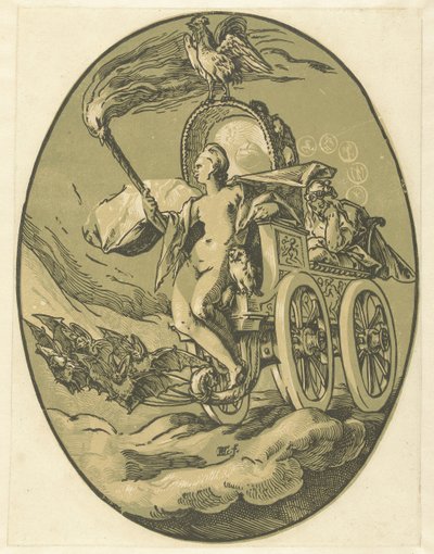 Nox door Hendrick Goltzius