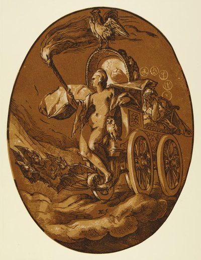 Nox door Hendrick Goltzius