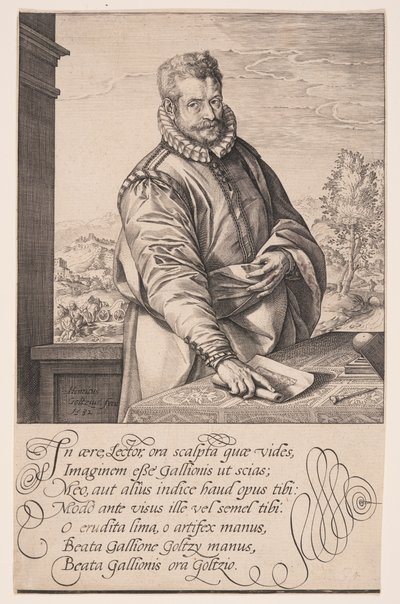 Philips Galle door Hendrick Goltzius