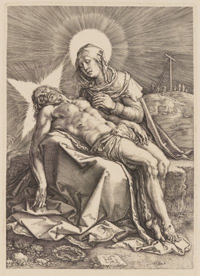 Pieta door Hendrick Goltzius