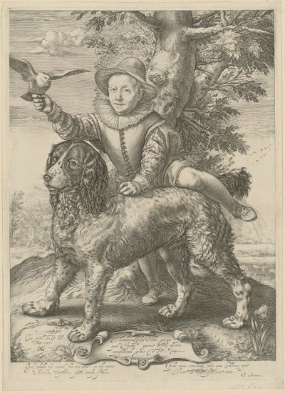Portret van Frederik de Vries door Hendrick Goltzius