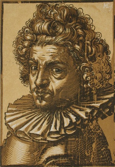 Portret van Gillis van Breen door Hendrick Goltzius