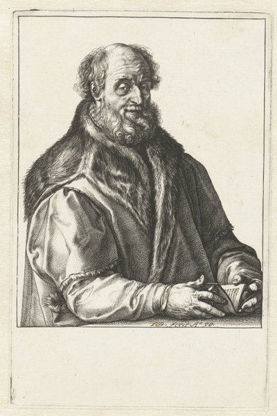 Portret van Jan van Suren door Hendrick Goltzius
