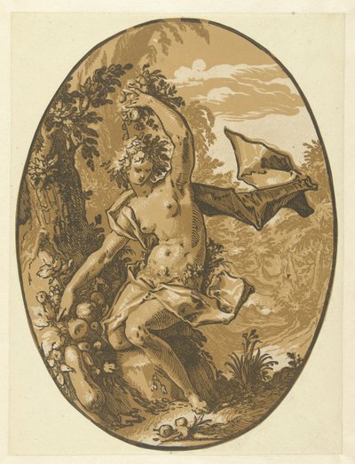Proserpina door Hendrick Goltzius
