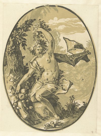 Proserpina door Hendrick Goltzius