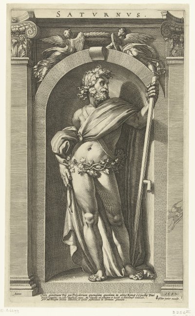 Saturnus door Hendrick Goltzius