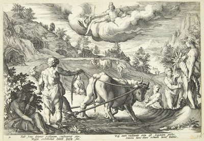 Zilveren tijdperk door Hendrick Goltzius