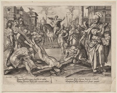 St. Petrus door Hendrick Goltzius