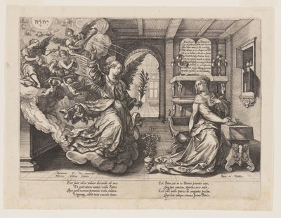 De Aankondiging door Hendrick Goltzius