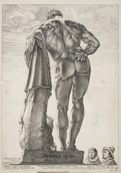 De Farnese Hercules door Hendrick Goltzius