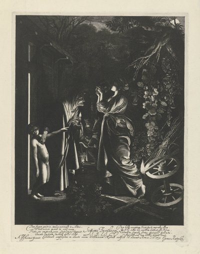 Bespotting van Ceres door Hendrick Goudt