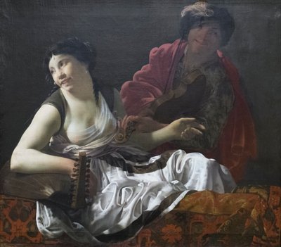 Concert (allegorie van het gehoor) door Hendrick Jansz Terbrugghen