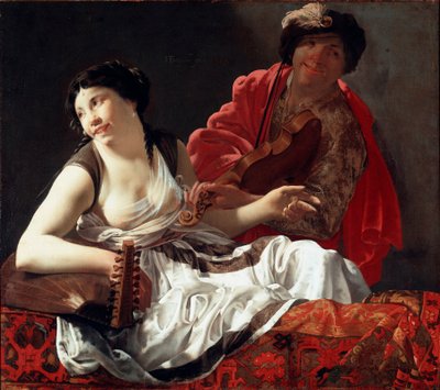 Het Concert of Allegorie van het Gehoor door Hendrick ter Brugghen