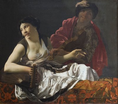 Het duet door Hendrick ter Brugghen