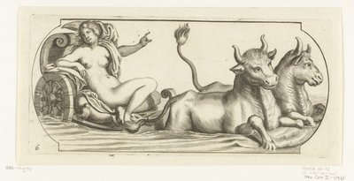 Europa op een strijdwagen door Hendrick de Keyser (I)