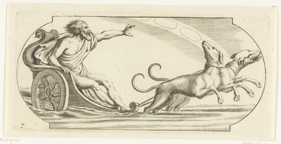 Mars op een strijdwagen door Hendrick de Keyser (I)