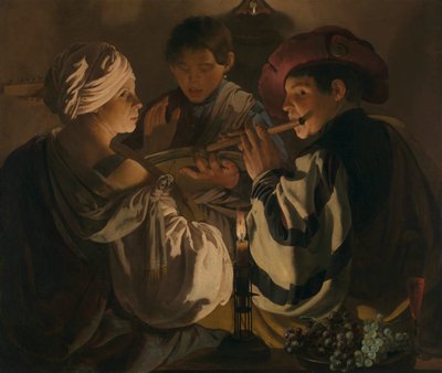 Het concert door Hendrick ter Brugghen