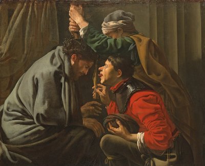De Kroning met Doornen en de Bespotting van Christus door Hendrick ter Brugghen