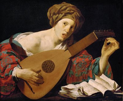 De Luitspeler door Hendrick ter Brugghen