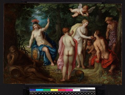 Oordeel van Parijs, voor 1632 door Hendrick van Balen