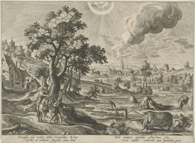 Zomer (serie titel: De vier seizoenen) door Hendrick van Schoel