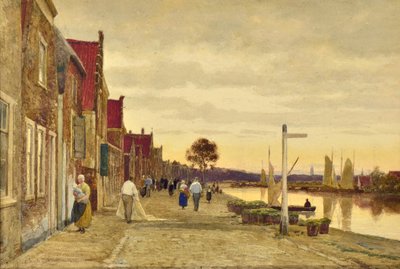 Nederlands Landschap door Hendrick van de Sande Bakhuyzen