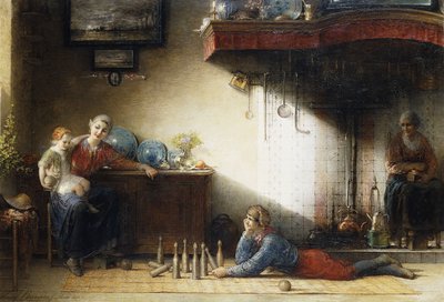 Het Spel van Kegels, 1872 door Hendrieus Jacobus Burgers