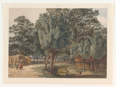 Op het landgoed Houdringe bij De Bilt door Hendrik Abraham Klinkhamer