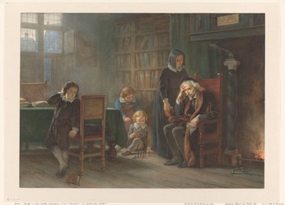 Vondel in zijn laatste levensjaren door Hendrik Albert van Trigt