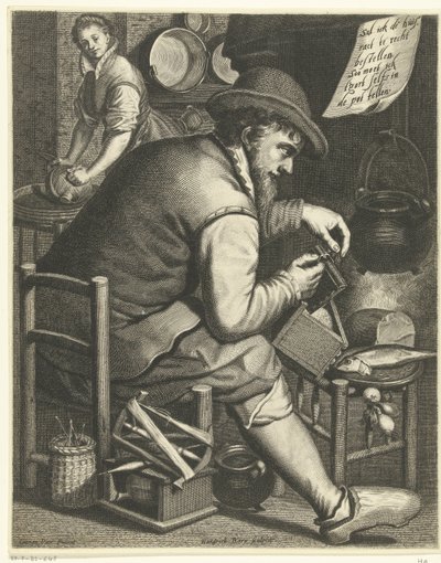 Een zuinige huisvader door Hendrik Bary
