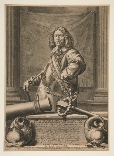 Portret van David Vlugh door Hendrik Bary