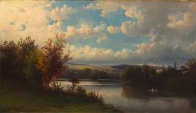 Landschap nabij Granby, Connecticut door Hendrik Dirk Kruseman van Elten