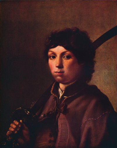 Een Jongen met een Sabel door Hendrik Gerritsz Pot