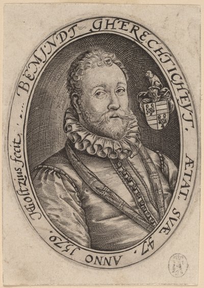 Adriaen van Swieten door Hendrik Goltzius