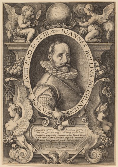 Hans Bol door Hendrik Goltzius