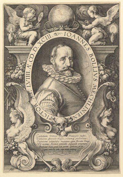 Hans Bol, 1593 door Hendrik Goltzius