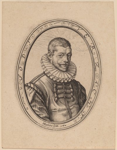 Hans Felbbier door Hendrik Goltzius