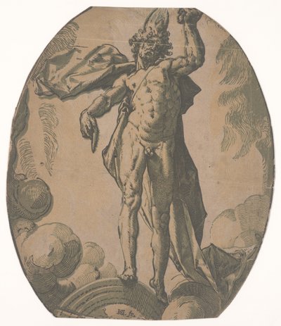 Helios door Hendrik Goltzius