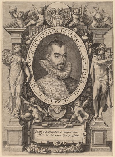 Josephus Justus Scaliger door Hendrik Goltzius