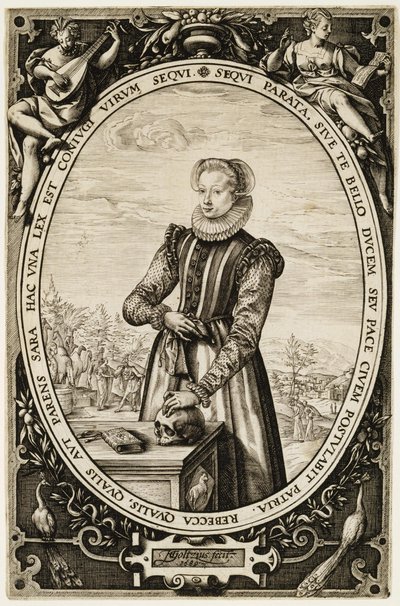 Josina Hamels door Hendrik Goltzius
