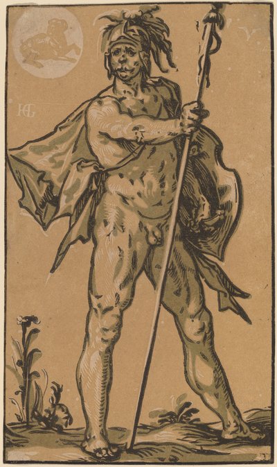 Mars door Hendrik Goltzius
