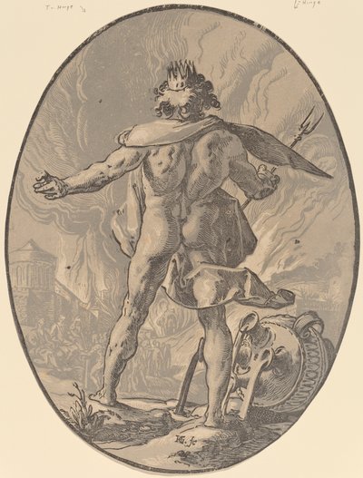 Pluto door Hendrik Goltzius