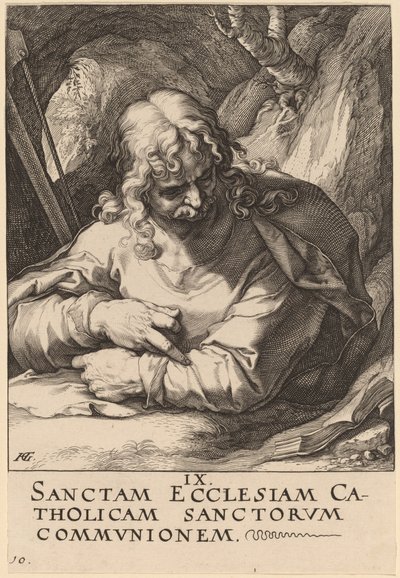 Sint Jacobus de Mindere door Hendrik Goltzius