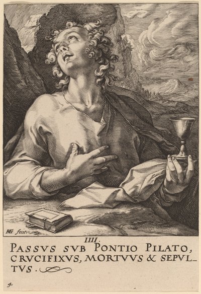 Sint Jan door Hendrik Goltzius