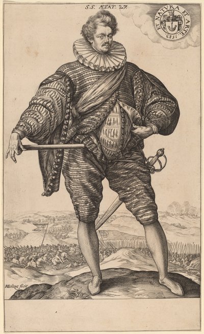 Stanislaw Sobocki (?) door Hendrik Goltzius