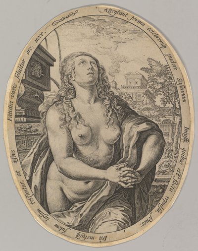 Susanna door Hendrik Goltzius